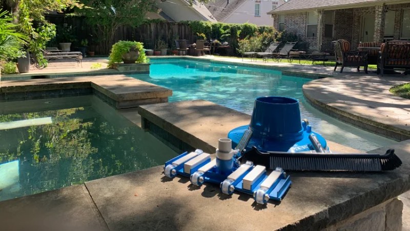 Inground pool installation Arlington TX by Hoss Custom Pools